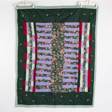 Couverture Patchwork Florale