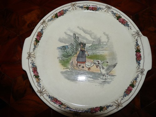 Très rare ancien plat - ancien, en