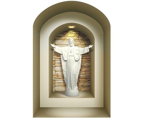 Jesus wall stickers - jesus, 3d