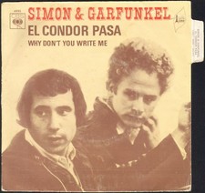 SIMON & GARFUNKEL EL CONDOR PASA 45T SP BIEM CBS 3612 Pochette avec Languette