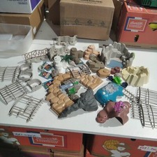 Playmobil - lot pièces DIORAMA - zoo, reserve, safari