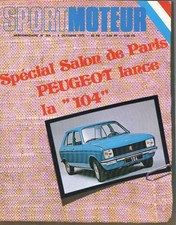 SPORT MOTEUR 304 1972 CITROEN