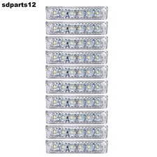 10x 24v Blanc 6 Led