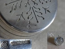 ANTIQUE novelty SILVER TEA