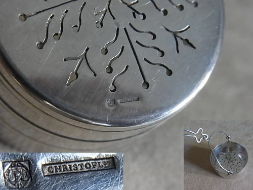 Antique novelty silver tea - silver,