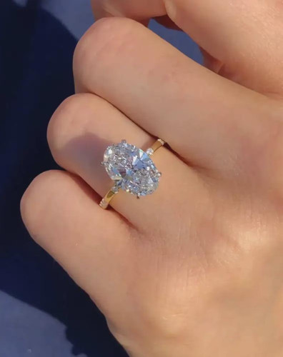 Bague fiançailles en - de,