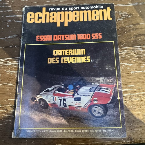Ancien magazine échappement - ancien,