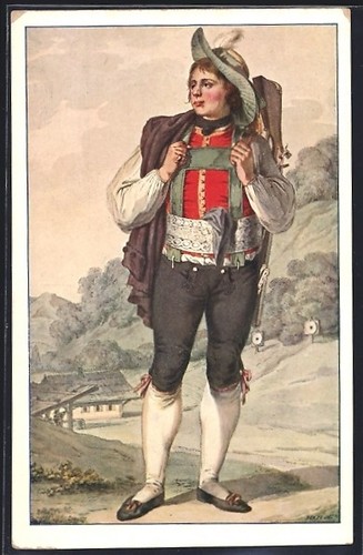 Carte postale artiste jeune - postale,