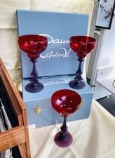 Daum France Salvador Dali Calice Lot De 3 Verres Surréalisme Dans Leurs Coffrets