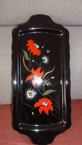 Plat cake longwy decor - plat, a