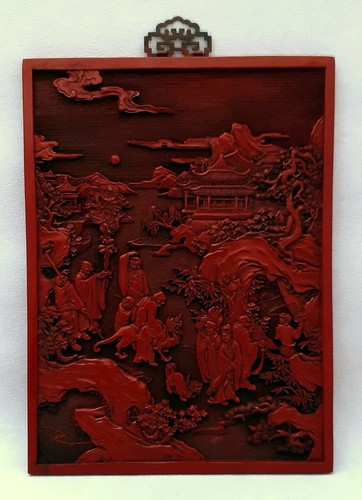 Red lacquered chinese - red,