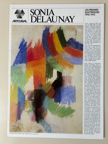Dépliant artcurial sonia - dépliant,