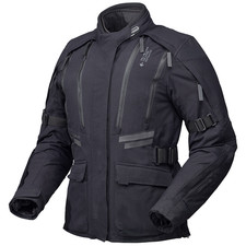 Veste textile Modeka Lucano Lady pour femmes noire veste de moto imperméable