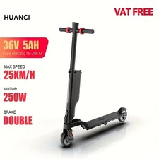 Trottinette électrique Huanci X6 – Ultra compacte & légère – 2 batteries 7500 mA