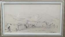 Georges PRESTAT (1911-1994) Orientalisme Vue de Abaynou / Abainou au Maroc 1971