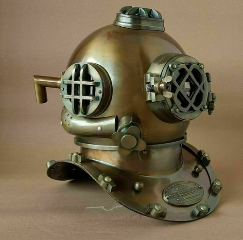 Casque plongée laiton - plongée, en