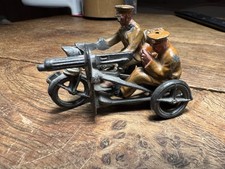 RARISSIME JOUET PLOMB SIDECAR  MARQUE BRITAINS 7 CM MADE IN ENGLAND 1920