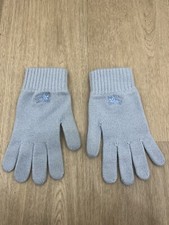 Gants Burberry Bleu Uni