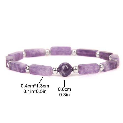 Bracelet perles pierre - bracelet,