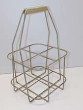 -JOLI PORTE 4 BOUTEILLES VINTAGE Marque CADDIE Métal gainé PLASTIQUE déco CAVE D