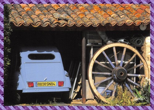 Carte postale citroën - postale, 2
