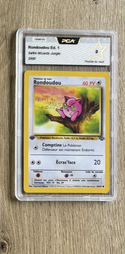 Carte pokémon rondoudou 1ère - pokémon,