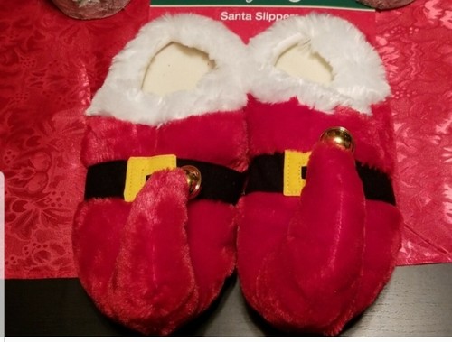 Santa slippers christmas - slippers,