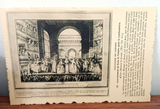 Voltaire en Images. Couronnement du buste de Voltaire après la représentation