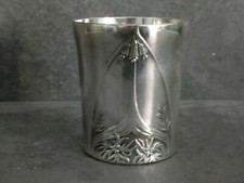 CHRISTOFLE Timbale Gallia  Art Nouveau.1900 .