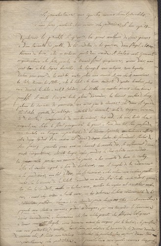 Document ancien français - en,