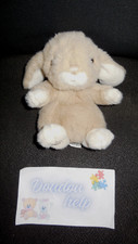 doudou peluche lapin beige