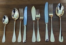 Ménagère plaquée or 18K -