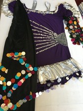 Robe égyptienne de danse du ventre Melaya, tenue de danse orientale sexy,...