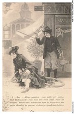 AOEP11-0986-SPORT - LUI - ALLONS PATATRAS VOUS VOILA PAR TERRE