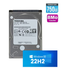 Disque dur 2.5 sata 750Go interne avec Windows 10 installé