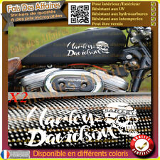 sticker autocollant harley davidson sportster skull iron sticker reservoir moto