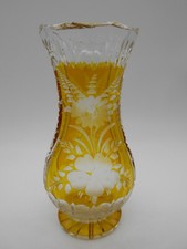 MAGNIFIQUE VASE JAUNE DECOR