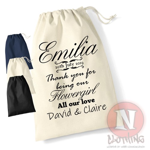 Personnalisé mariage jour sac - mariage,