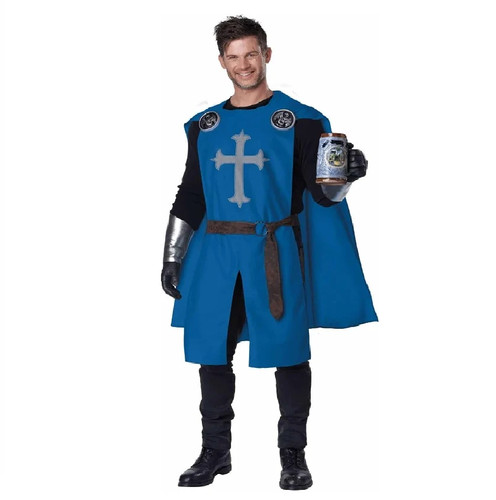 Blue knight surcoat medieval - blue,