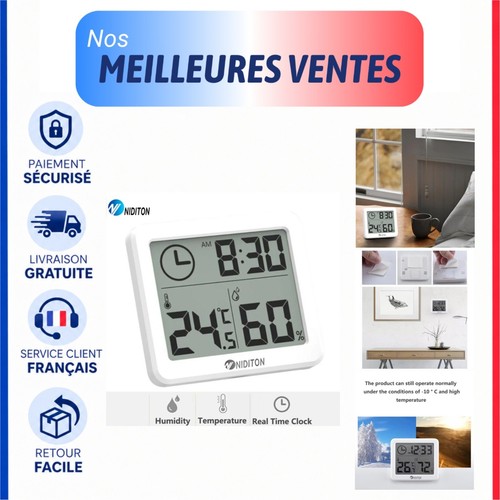 Horloge numérique bureau - horloge,