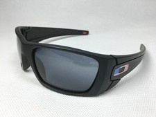 Oakley Sunglasses FUEL CELL SI Flag Collection Matte Black - Grey Lenses 9096-38