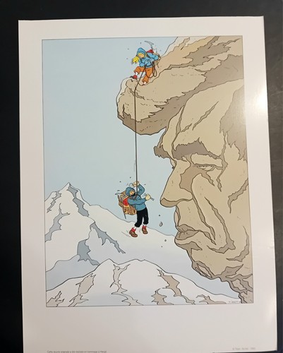 Tintin affiche hommage tibet - hommage,