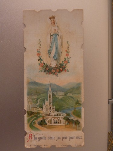 Image pieuse lourdes a - image, de