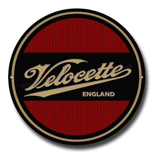 Velocette motos rond métal - motos,