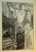 Paul RENOUARD (1845-1924) EAU FORTE TSAR NICOLAS II RUSSIE TOMBE NAPOLEON EMPIRE