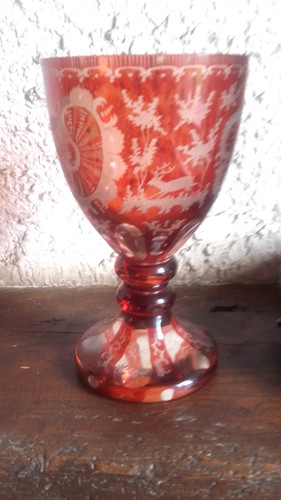 Coupe vase calice cristal - vase,