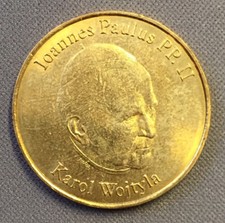 Jean Paul II Joannes Paulus PP II  Médaille - Musée Grévin Paris France  (Me/98)