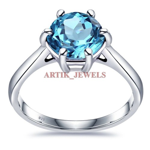 Naturel bleu gemme topaze - naturel,