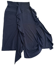 Exceptionnelle Jupe asymétrique Salsa violet foncé   Marithé et François Girbaud