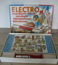 Ancien Jeu ELECTRO France 1000 questions.. Jumbo Complet Fonctionne